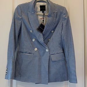 J&L Atelier Checkered Spring Jacket- NWT